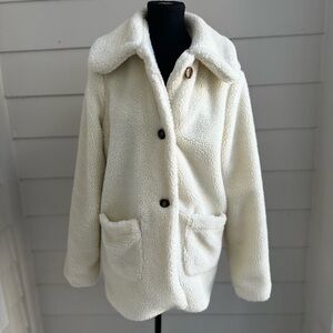Cozy White Sherpa Jacket